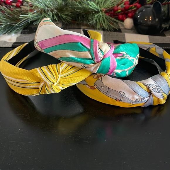 Accessories - NWOT: 3 Printed Top Knot Headbands